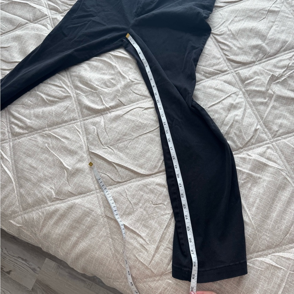 Old Navy Black High waisted uniform Boot cut pants size 10 - Picture 4 of 8